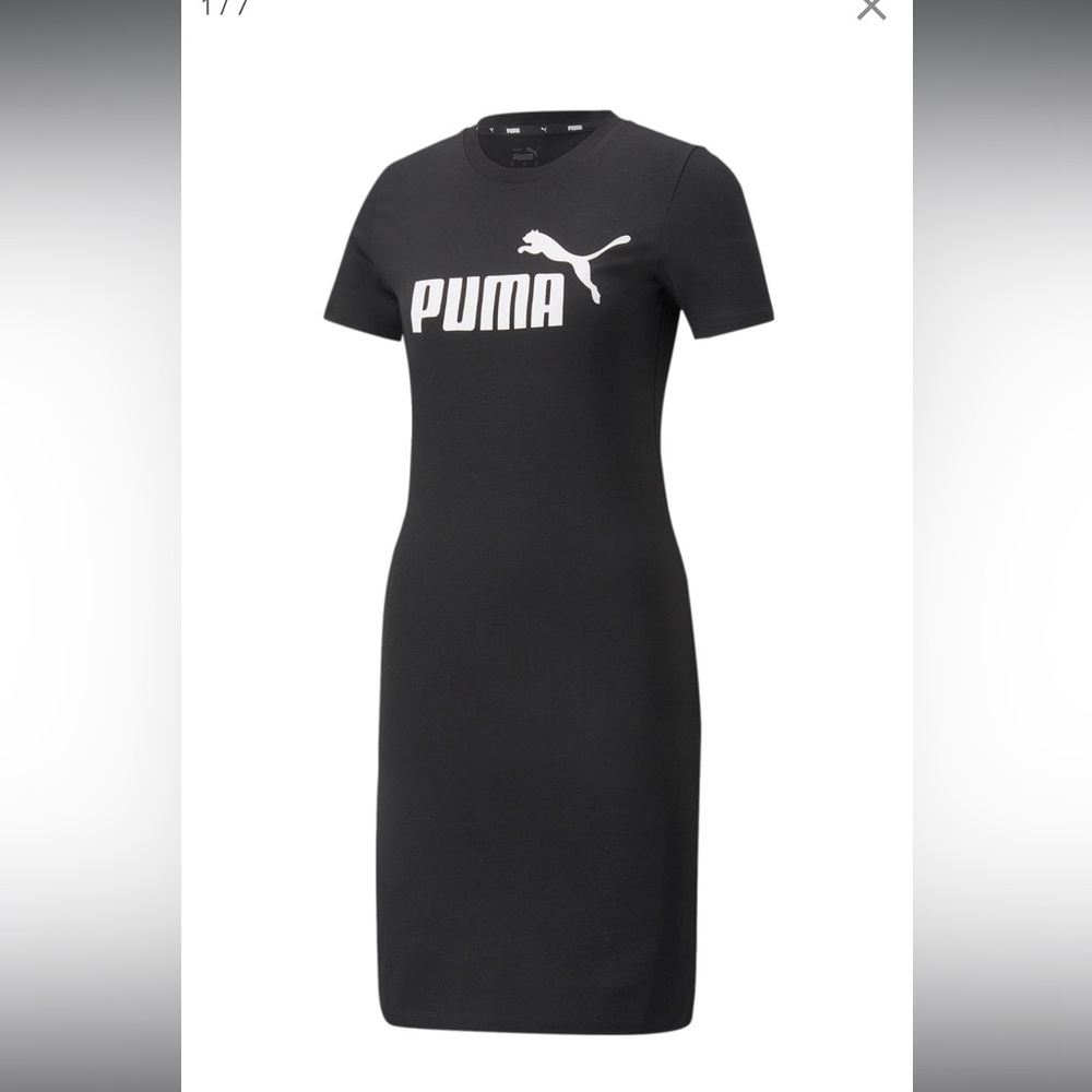 PUMA Women's Black Logo Dress